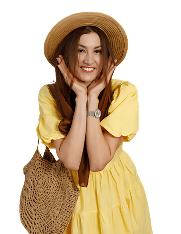 Yellow Tiered Midi Dress